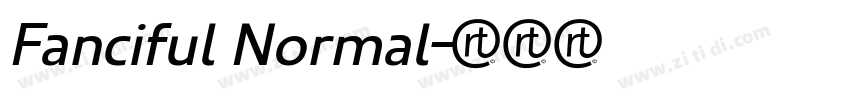 Fanciful Normal字体转换